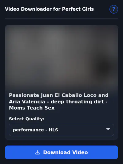 Perfectgirls Video Downloader browser extension screenshot 5